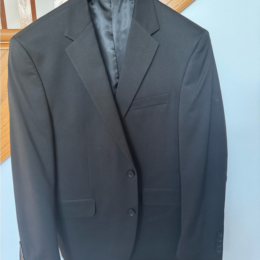 Dockers 40S Black Sport Coat with Notched Lapels